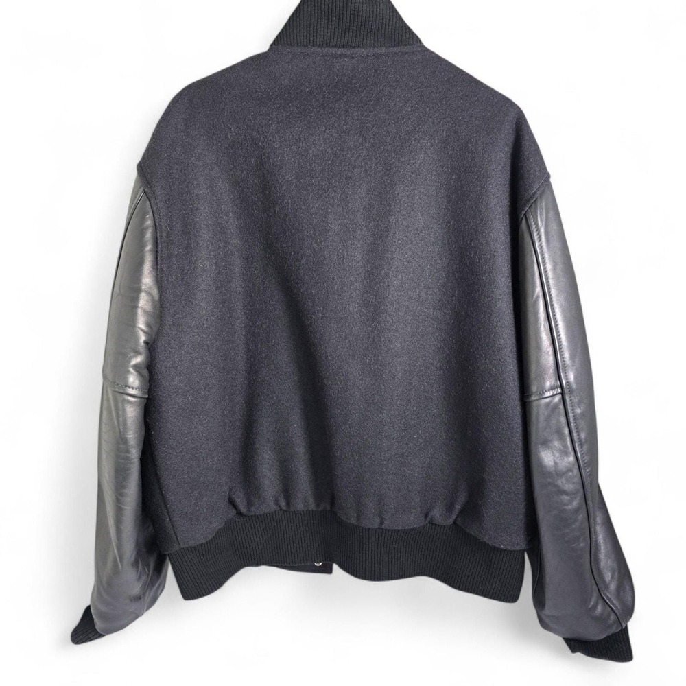 Vintage Warner Bros Batman OnStar Promo Varsity Jacket Mens Medium Black Wool - Picture 2 of 8